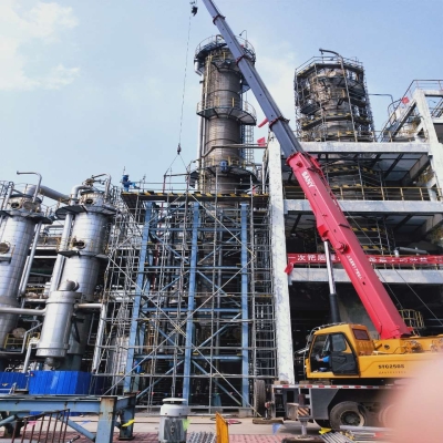 現(xiàn)場塔盤更換